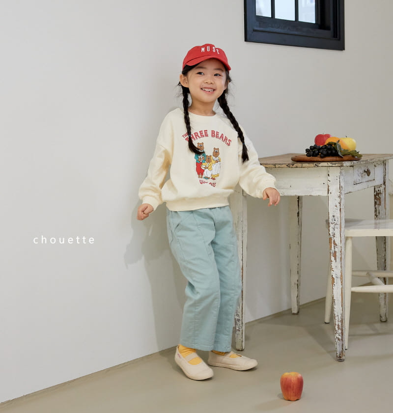 Chouette - Korean Children Fashion - #littlefashionista - Three Bear Sweatshirt - 2