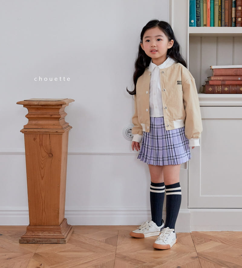 Chouette - Korean Children Fashion - #Kfashion4kids - Lavender Wrinkle Skirt - 4