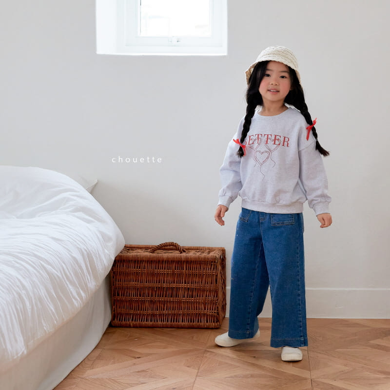 Chouette - Korean Children Fashion - #littlefashionista - Heart Balloon Sweatshirt - 4