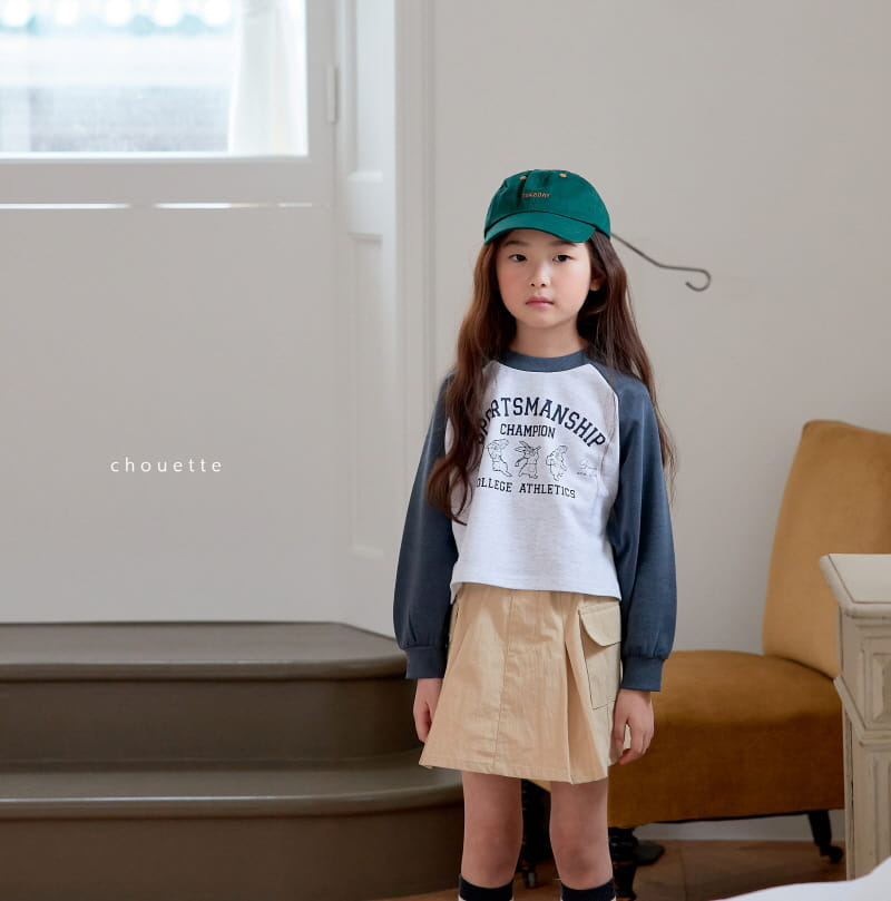 Chouette - Korean Children Fashion - #magicofchildhood - Exercise Rabbit Raglan Tee - 6