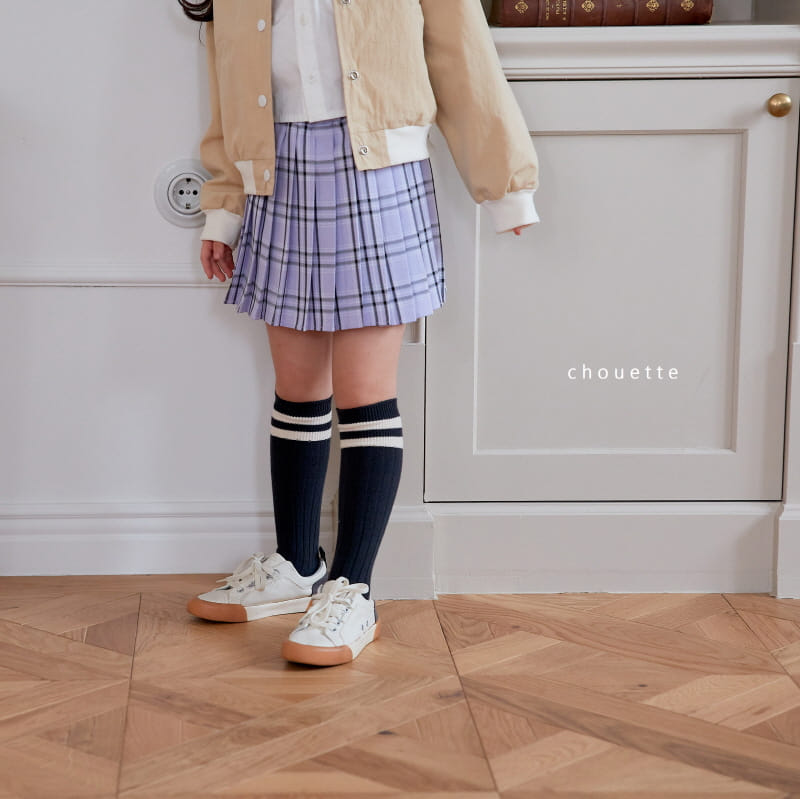 Chouette - Korean Children Fashion - #magicofchildhood - Lavender Wrinkle Skirt - 5