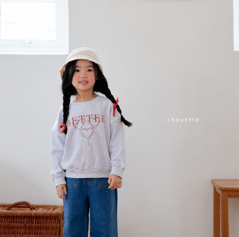 Chouette - Korean Children Fashion - #minifashionista - Heart Balloon Sweatshirt - 5