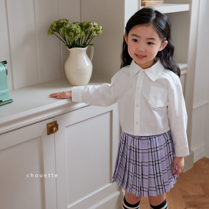 Chouette - Korean Children Fashion - #minifashionista - School Crop Shirt - 2