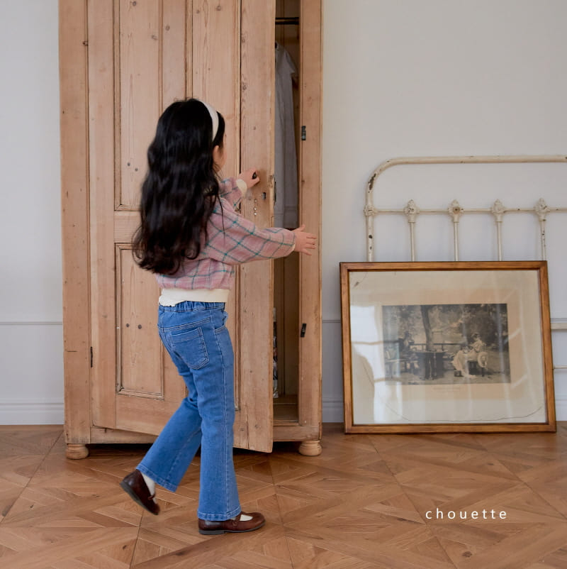 Chouette - Korean Children Fashion - #prettylittlegirls - Denim Boots Cut Pants - 5