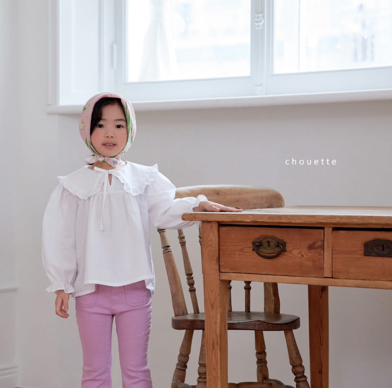 Chouette - Korean Children Fashion - #minifashionista - Chloe Ribbon Blouse - 4