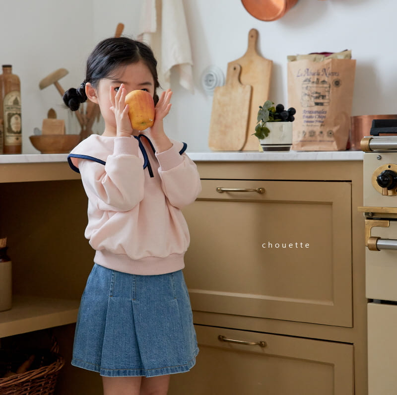 Chouette - Korean Children Fashion - #prettylittlegirls - Denim Wrinkle Curot Pants - 4