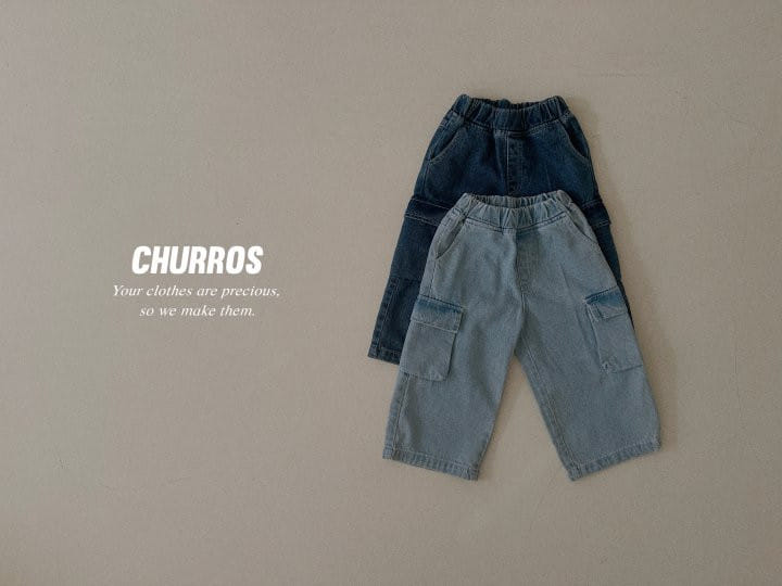 Churros - Korean Children Fashion - #childofig - Until Cargo Denim Pants - 9