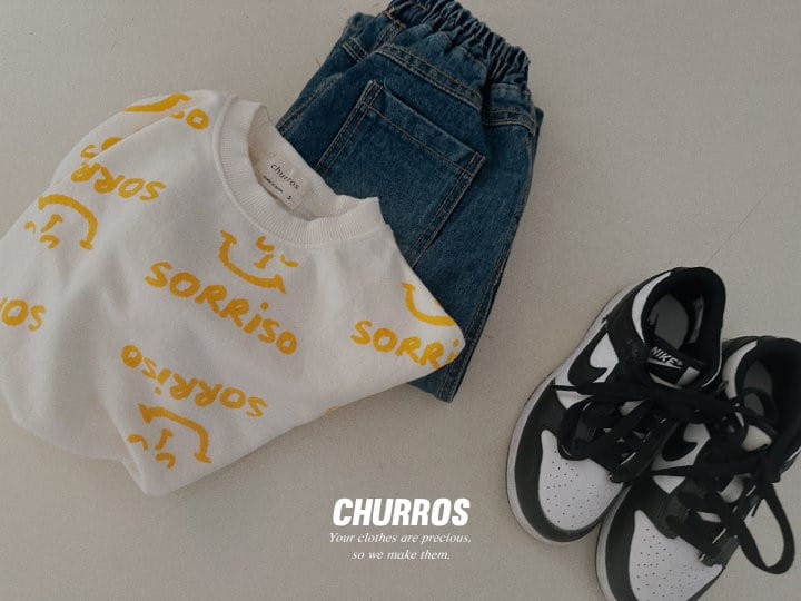 Churros - Korean Children Fashion - #childofig - Soriso Paint Sweatshirt - 7