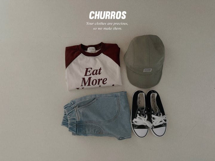 Churros - Korean Children Fashion - #childofig - Eat Raglan Tee - 5