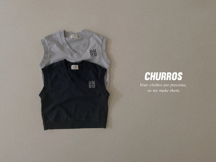 Churros - Korean Children Fashion - #designkidswear - MMM Vest