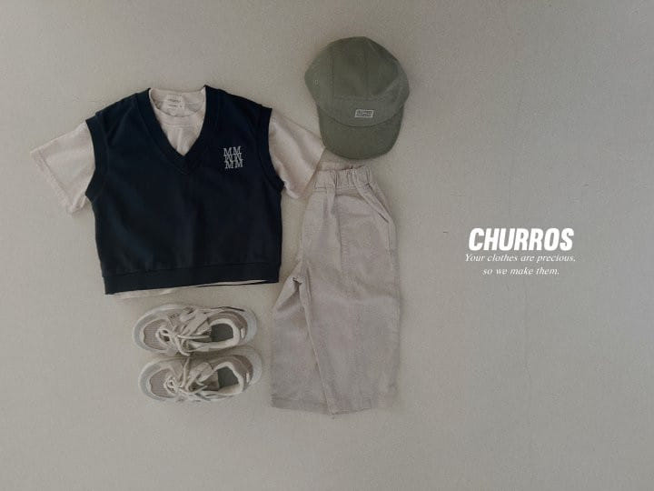Churros - Korean Children Fashion - #designkidswear - Togrther Slit C Pants - 3