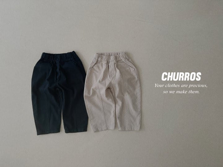 Churros - Korean Children Fashion - #designkidswear - Togrther Slit C Pants - 4