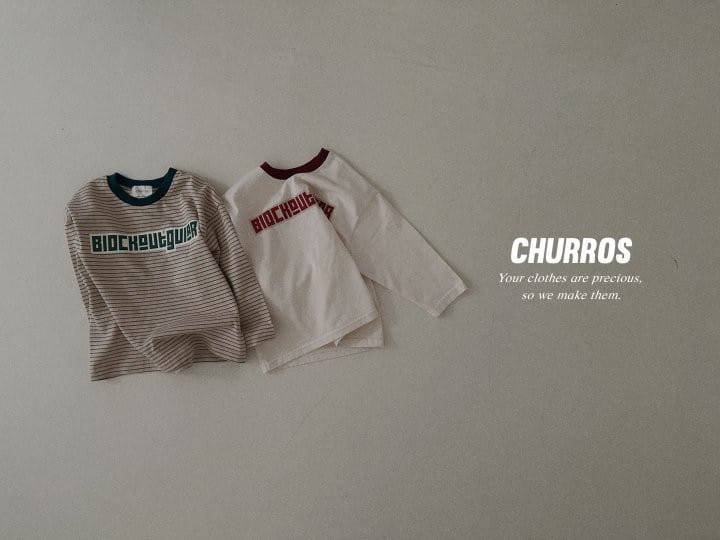 Churros - Korean Children Fashion - #kidsshorts - Eaey Tee - 2