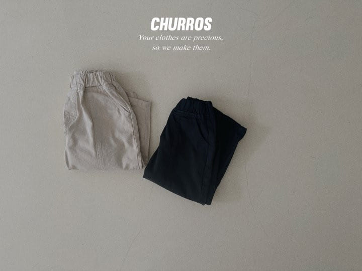 Churros - Korean Children Fashion - #kidsstore - Togrther Slit C Pants - 7