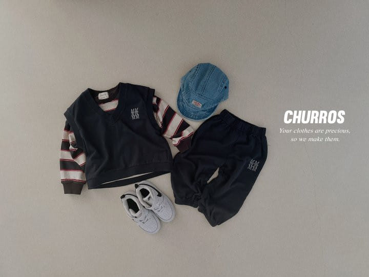 Churros - Korean Children Fashion - #kidzfashiontrend - MMM Banding Pants - 5