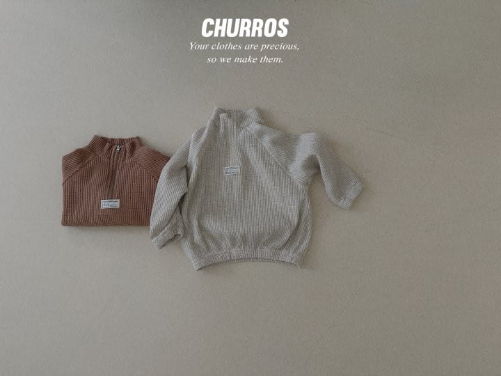 Churros - Korean Children Fashion - #kidzfashiontrend - Waffle Anorak  - 2