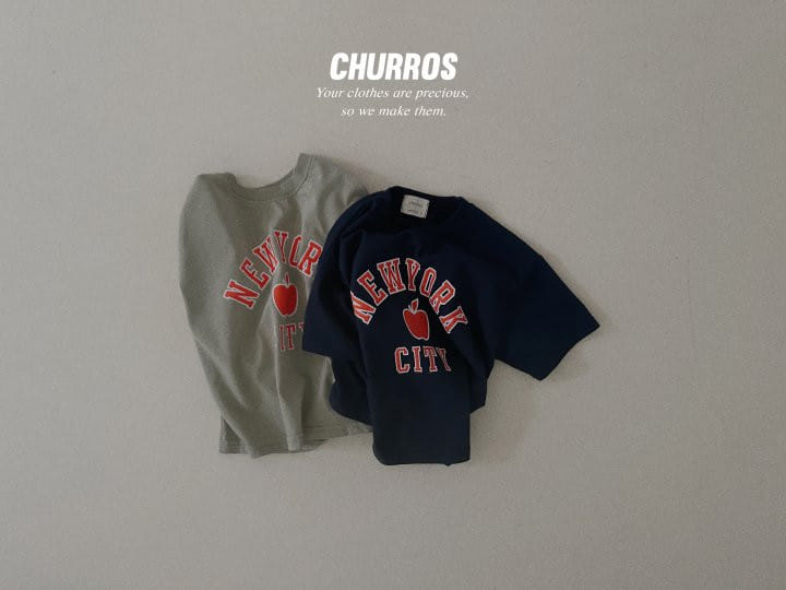 Churros - Korean Children Fashion - #littlefashionista - Apple Tee