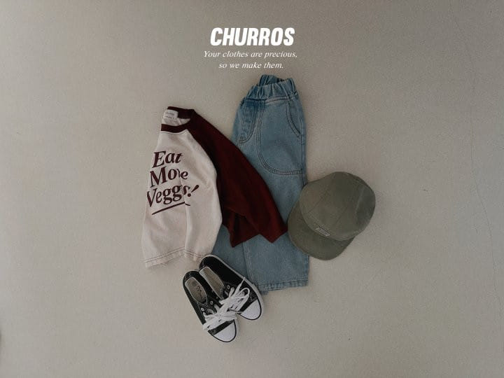 Churros - Korean Children Fashion - #magicofchildhood - Circle Pocket Denim Pants - 11