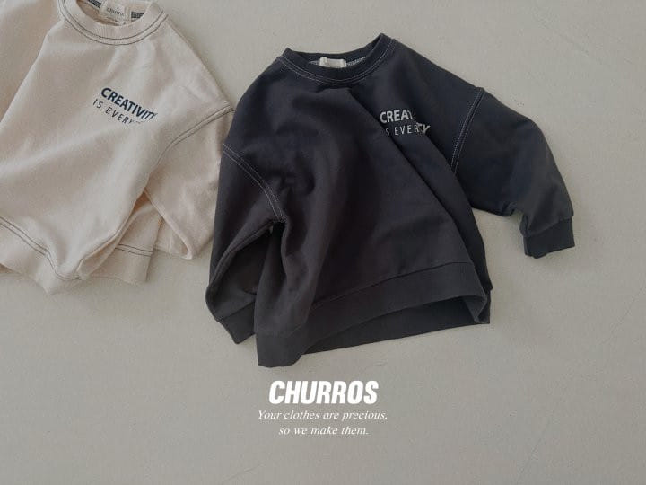 Churros - Korean Children Fashion - #magicofchildhood - Everyone Sweatshirt - 2