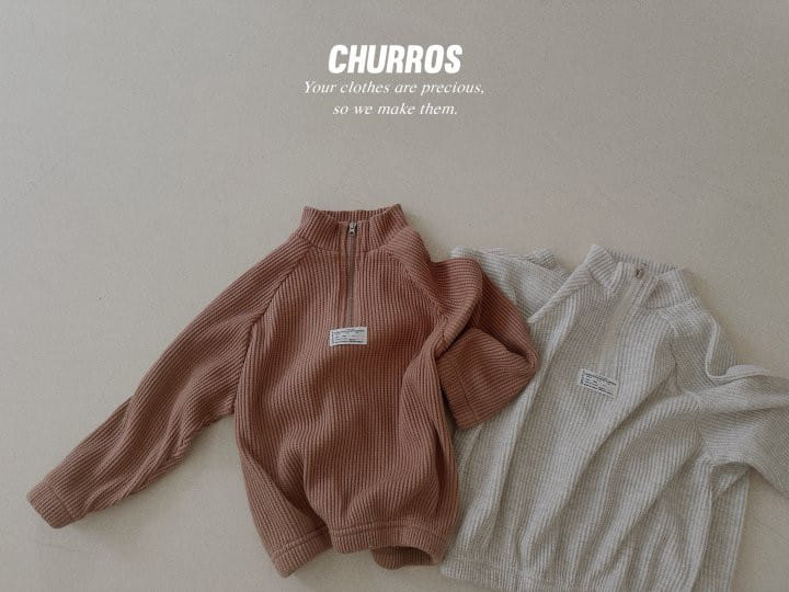 Churros - Korean Children Fashion - #minifashionista - Waffle Anorak  - 6