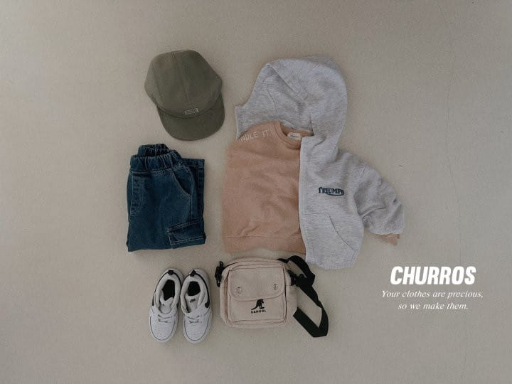 Churros - Korean Children Fashion - #stylishchildhood - Until Cargo Denim Pants - 8