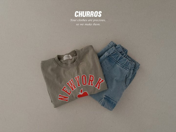 Churros - Korean Children Fashion - #todddlerfashion - Until Cargo Denim Pants - 6