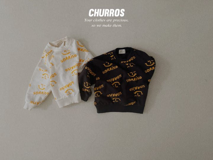 Churros - Korean Children Fashion - #prettylittlegirls - Soriso Paint Sweatshirt - 4