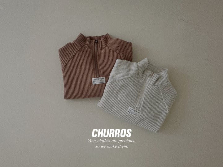 Churros - Korean Children Fashion - #todddlerfashion - Waffle Anorak  - 8