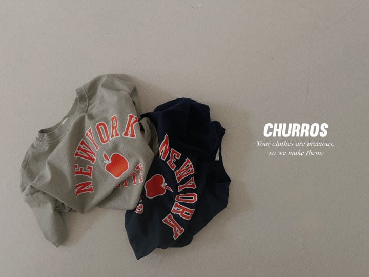 Churros - Korean Children Fashion - #toddlerclothing - Apple Tee - 6