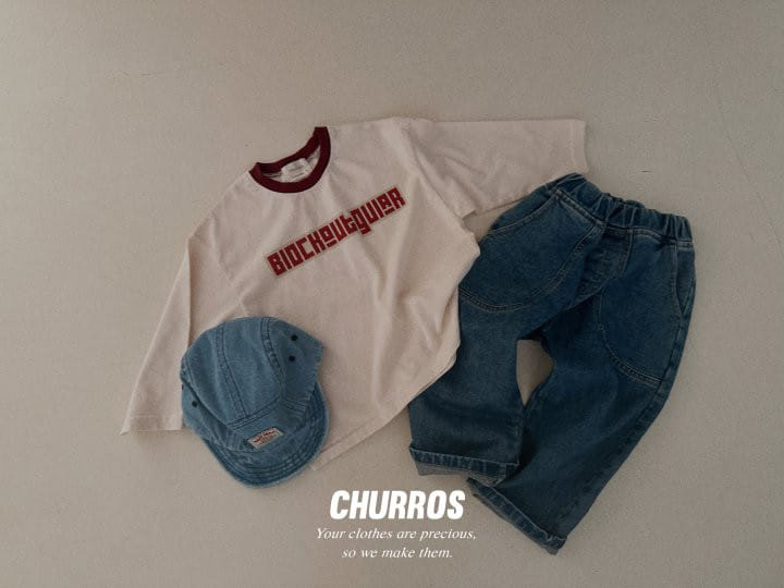 Churros - Korean Children Fashion - #toddlerclothing - Eaey Tee - 11