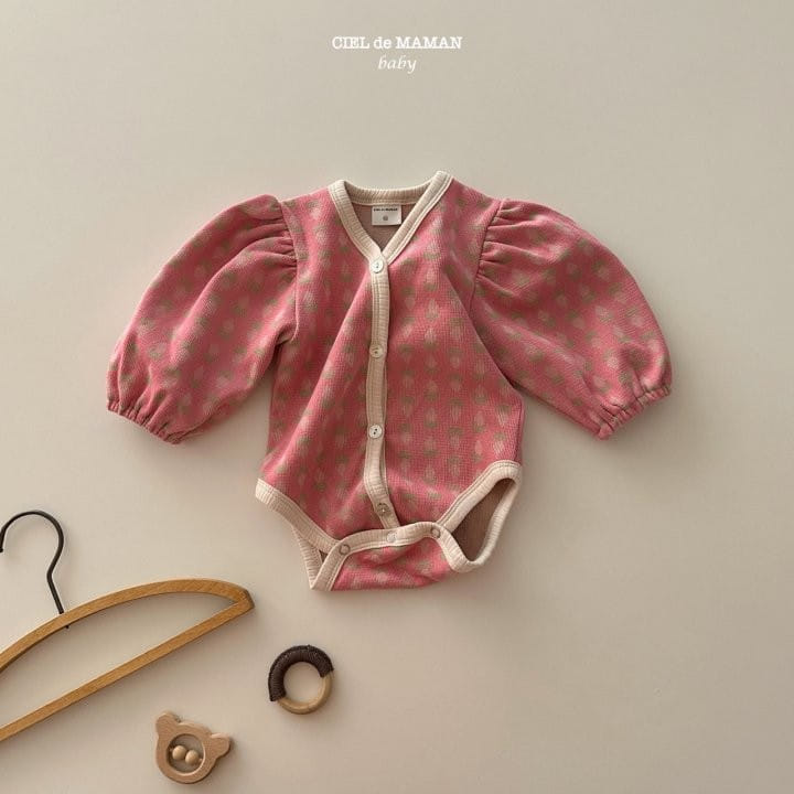 Ciel De Maman - Korean Baby Fashion - #smilingbaby - Flower Bud Body Suit - 4