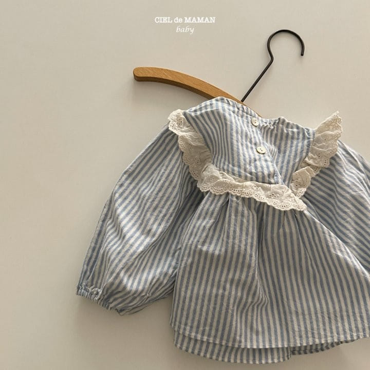 Ciel De Maman - Korean Baby Fashion - #babyboutique - ST Frill Body Suit - 7