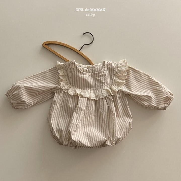 Ciel De Maman - Korean Baby Fashion - #babyboutique - ST Frill Body Suit - 8