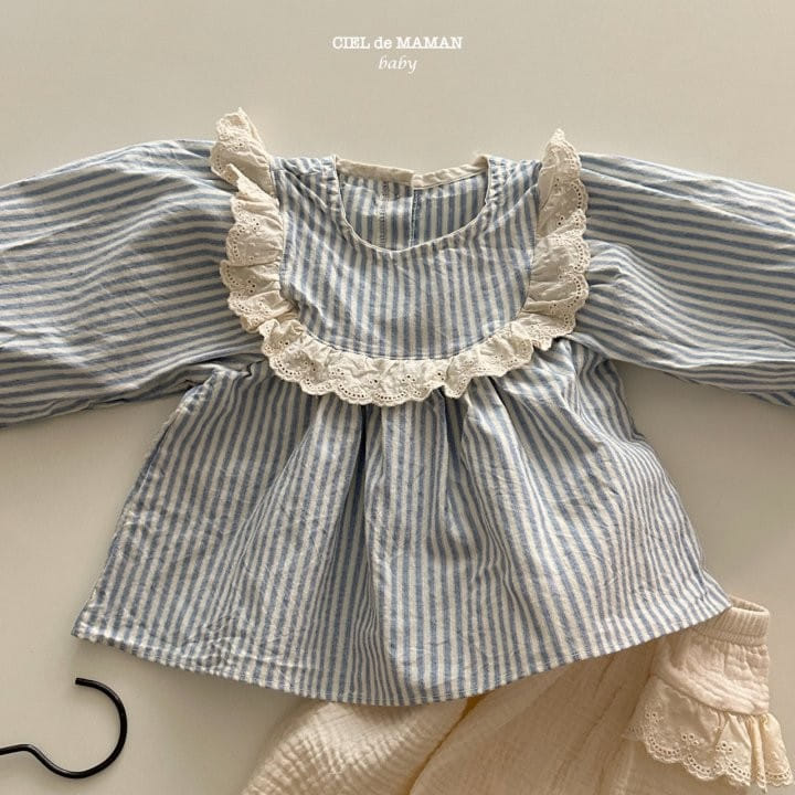 Ciel De Maman - Korean Baby Fashion - #babyboutique - ST Frill Blouse - 6