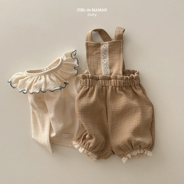 Ciel De Maman - Korean Baby Fashion - #babyboutique - Bread Dungareese - 6