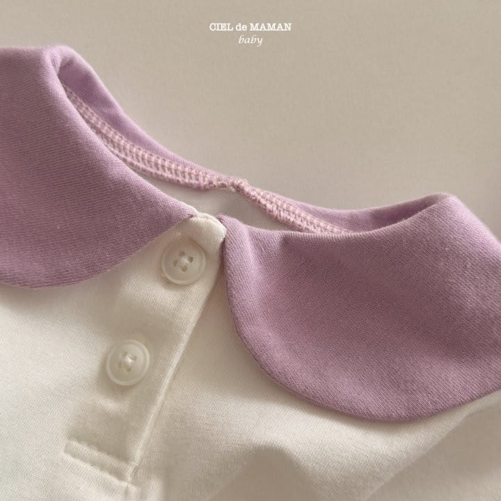 Ciel De Maman - Korean Baby Fashion - #babyboutiqueclothing - Circle Collar M Body Suit - 7