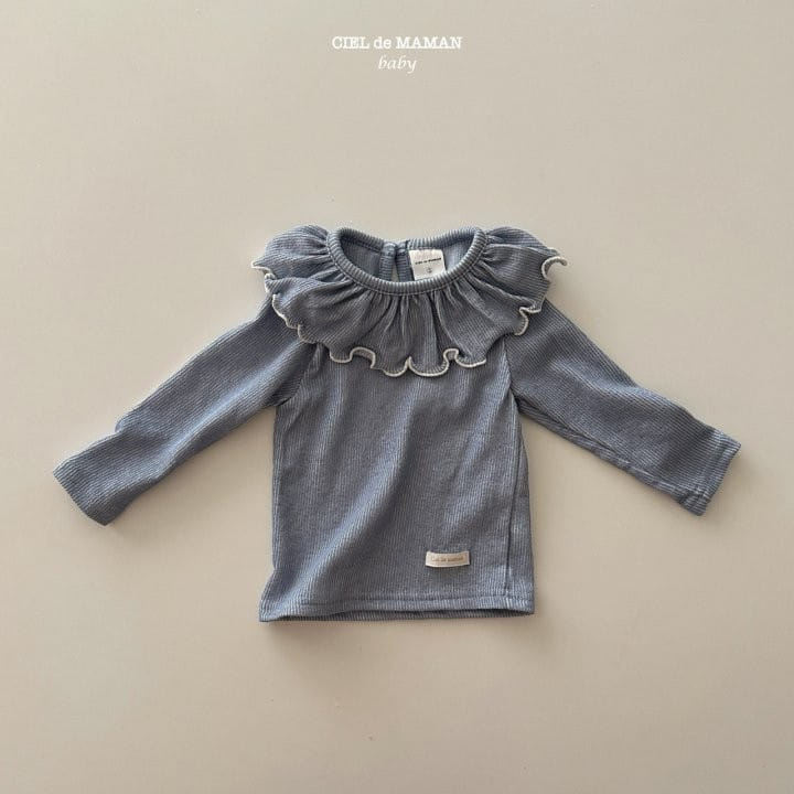 Ciel De Maman - Korean Baby Fashion - #babyboutiqueclothing - Rib Frill Body Suit - 3