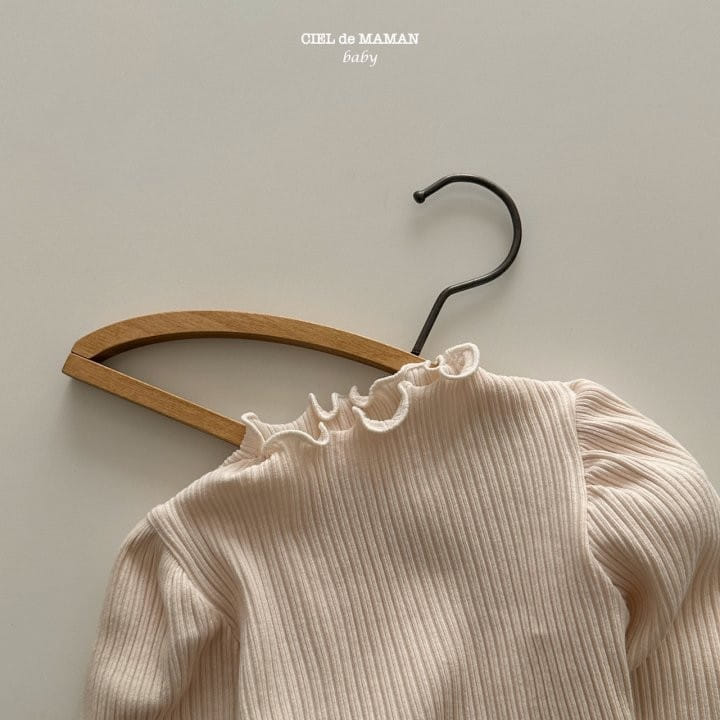 Ciel De Maman - Korean Baby Fashion - #babyboutiqueclothing - Rib Terry Body Suit - 2