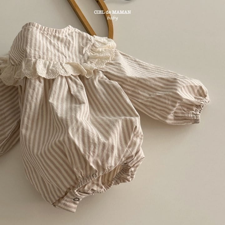 Ciel De Maman - Korean Baby Fashion - #babyboutiqueclothing - ST Frill Body Suit - 9
