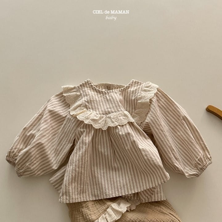 Ciel De Maman - Korean Baby Fashion - #babyclothing - ST Frill Body Suit - 10