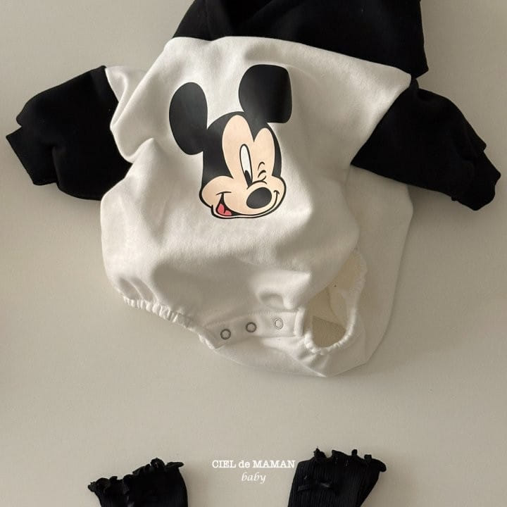 Ciel De Maman - Korean Baby Fashion - #babyclothing - M Hoddy Body Suit - 5
