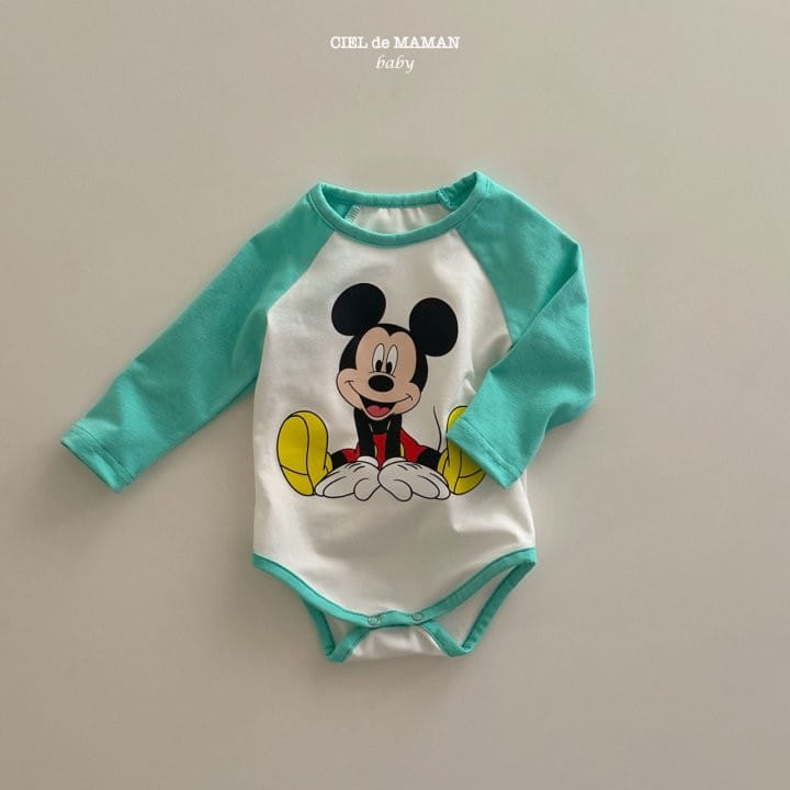 Ciel De Maman - Korean Baby Fashion - #babyfashion - M Raglan Body Suit
