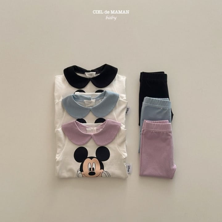 Ciel De Maman - Korean Baby Fashion - #babyfashion - Circle Collar M Body Suit - 9
