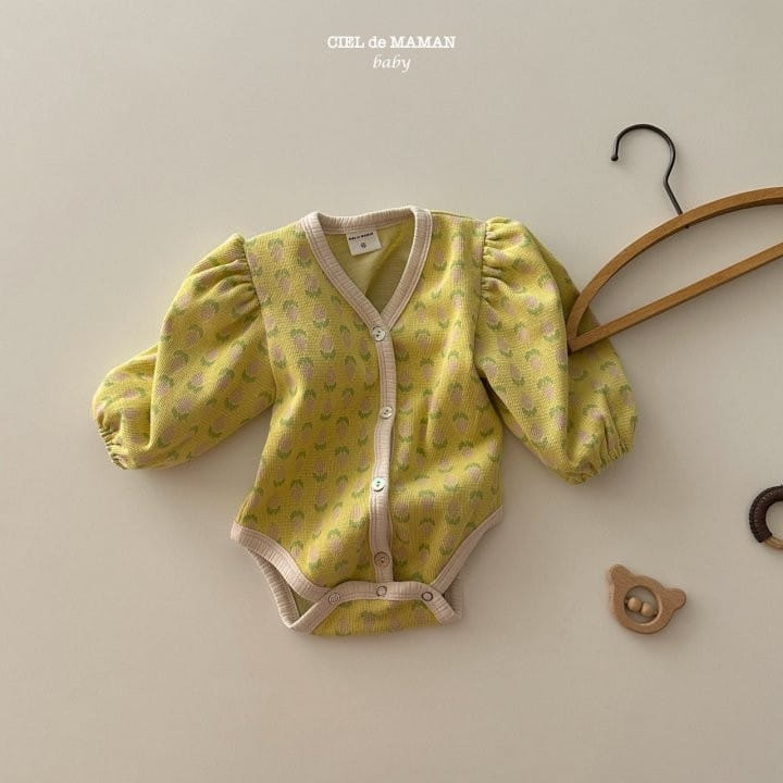 Ciel De Maman - Korean Baby Fashion - #babyfashion - Flower Bud Body Suit - 7