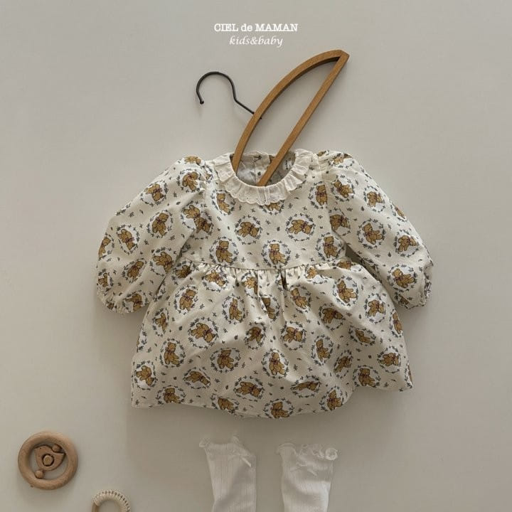 Ciel De Maman - Korean Baby Fashion - #babyfashion - Teddy Bear Body Suit