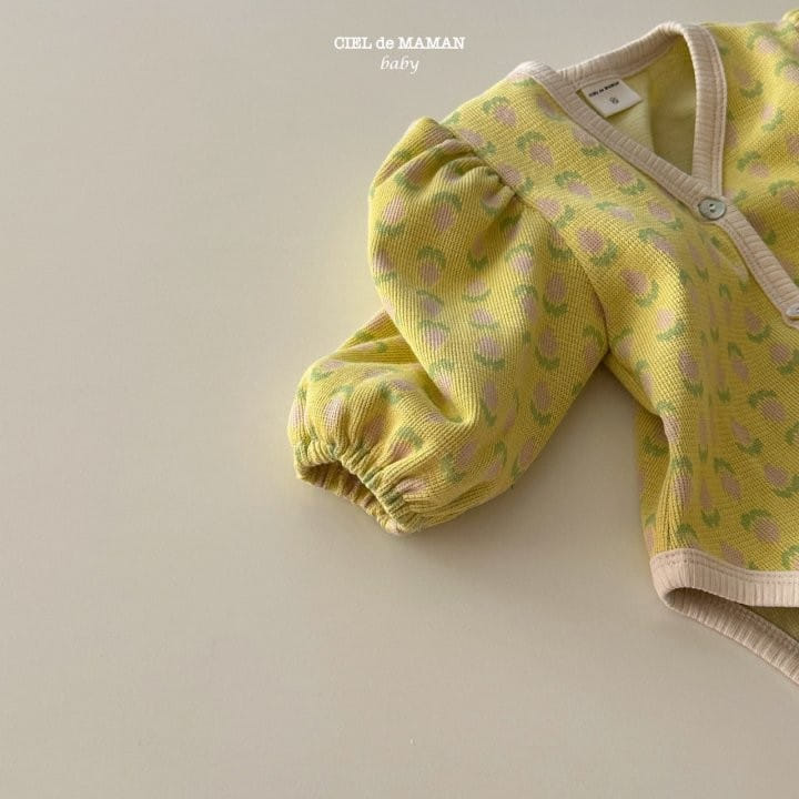 Ciel De Maman - Korean Baby Fashion - #babyfever - Flower Bud Body Suit - 8