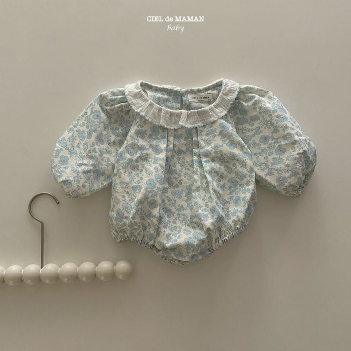 Ciel De Maman - Korean Baby Fashion - #babylifestyle - Flower Pintuck Body Suit - 5