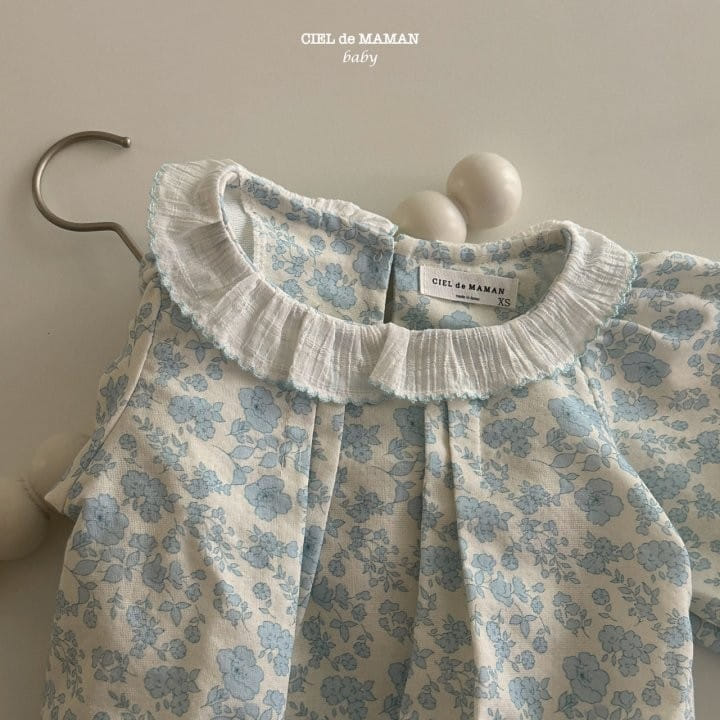 Ciel De Maman - Korean Baby Fashion - #babyoninstagram - Flower Pintuck Body Suit - 6