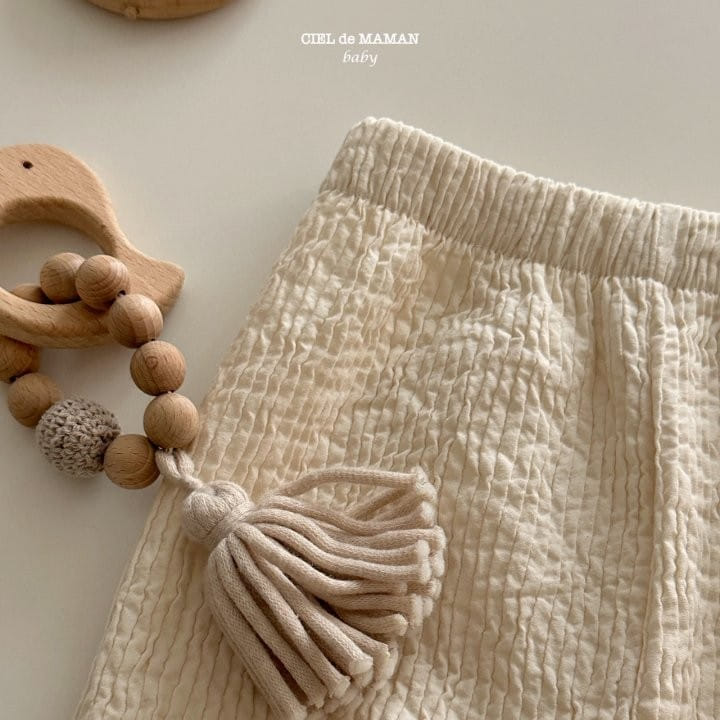 Ciel De Maman - Korean Baby Fashion - #babyoninstagram - Ribbon Pants - 4