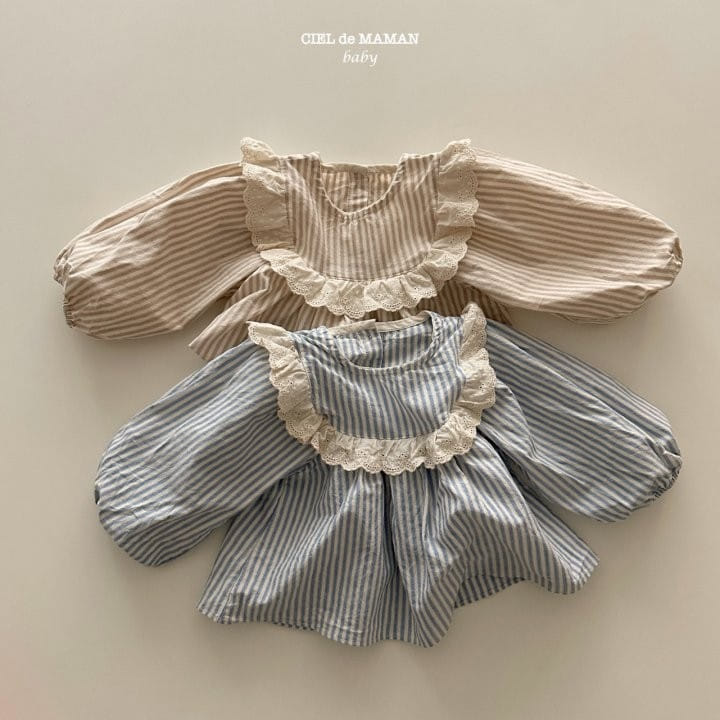 Ciel De Maman - Korean Baby Fashion - #babyootd - ST Frill Body Suit